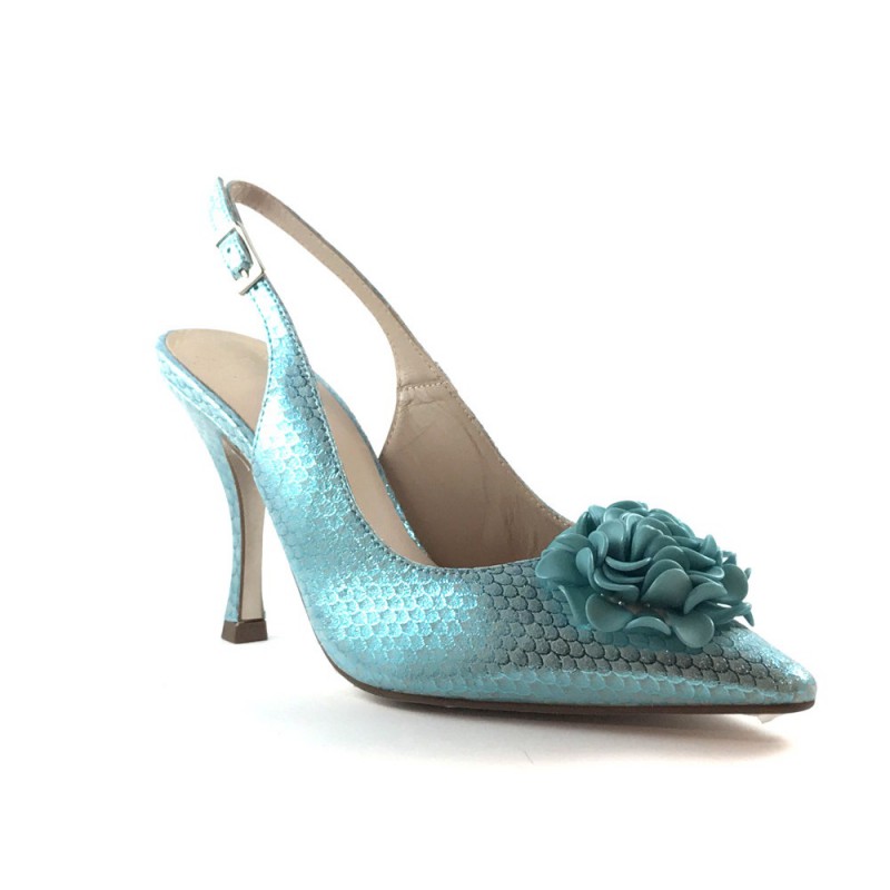 zapatos turquesa