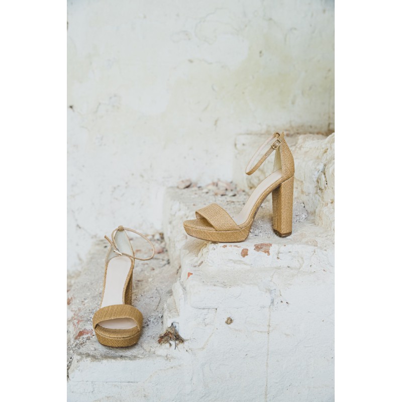 SANDALIA FIESTA RAFFIA - Calzados Calenda